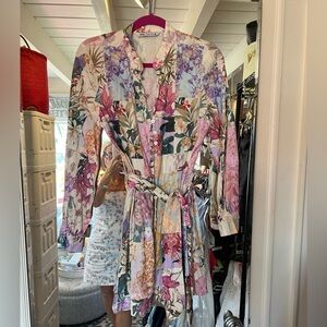 Zara Multicolor Floral Dress